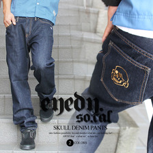 EYEDY SKULL DENIM PANTS(2カラー) EYE-PT1212画像