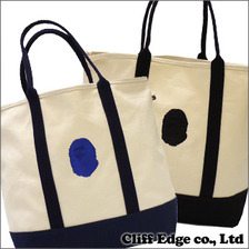 A BATHING APE BIG APE HEAD CANVAS トートバッグ画像