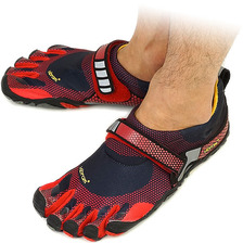 vibram FiveFingers BIKILA Black/Red M3483画像
