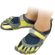 vibram FiveFingers BIKILA Navy/Yellow W3424画像