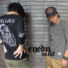 EYEDY GYPSY LADY 3/4 THERMAL TEE(2カラー) EYE-CUT1211画像
