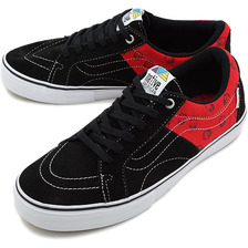 VANS PRO AV NATIVE AMERICAN LOW SPITFIRE/BLACK/FLAME RED VN-0QEX6LY画像