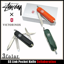 STUSSY &times; VICTORINOX SS Link Pocket Knife 0380232画像