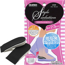 COLUMBUS スタイルソリューション カカトフィット&アップ 女性用2.5cm画像