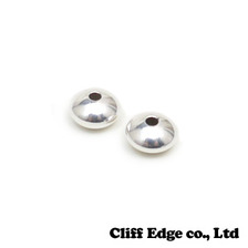 BINGO BROTHERS 薄丸ビーズ L SILVER画像