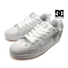 DC SHOES MEN'S COURT GRAFFIK WHITE/GREY (WGY) 300529 WGY画像