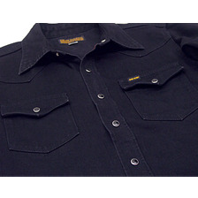 IRON HEART セルビッジ チノクロス ウエスタンシャツ IHSH-69画像