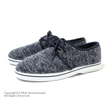 KOYUK BLUECHER ミックスフェルトデッキシューズ ネイビー 51-5611画像