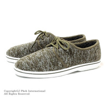 KOYUK BOTIN 3OJETES ヘリンボーンチャッカデッキシューズ カーキ 51-5611画像