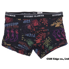 HYSTERIC GLAMOUR STENCIL SET総柄 BOXER BREEF MULTI画像