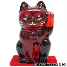 Baccarat CRYSTAL 招き猫 RED画像
