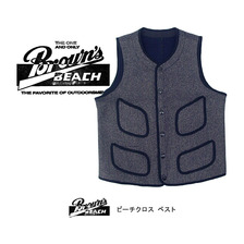 Brown's BEACH JACKET ビーチクロス ベスト 1001画像