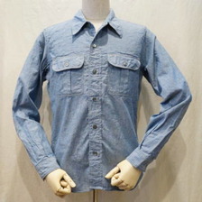 DELUXEWARE WWS-21 タンデムシャンブレーシャツ21長袖画像