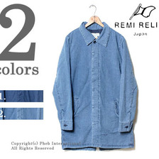 REMI RELIEF シンサレートキルティングシャンブレーコート RN12113018画像