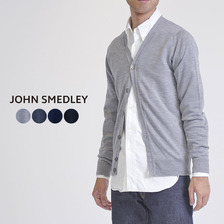 JOHN SMEDLEY Cavendish V NECK CARDIGAN画像