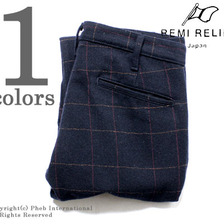 REMI RELIEF ウールチェックリブパンツ RN12113166画像