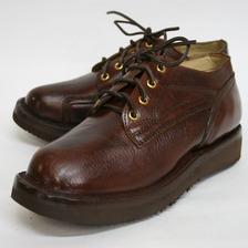 GRIZZLY BOOTS LINE MAN OXFORD BROWN画像