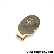 A BATHING APE APE HEAD CAP BITE GOLD画像