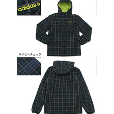 adidas ST CH Light Padded JKT Navy Check Limited Z04787画像