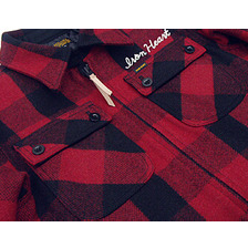 IRON HEART QUILTING-LINER MELTON WOOL JACKET IHW-06画像