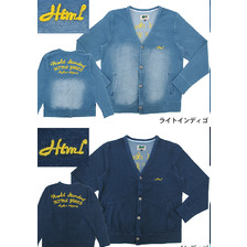 html Slow Blue Sweat Cardigan CT109画像