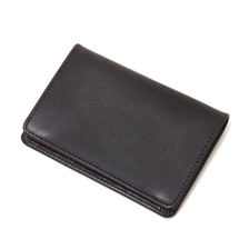 WhitehouseCox NAME CARD CASE DERBY COLLECTION BLACK/TAN S7412画像