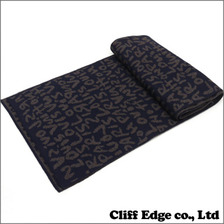 LOUIS VUITTON ECHARPE GRAFFITI NAVYxBROWN画像