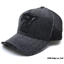 YOSHINORI KOTAKE x ESTNATION WOOL 7ロゴ メッシュキャップ BLACK画像