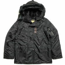 Buzz Rickson's WILLIAM GIBSON COLLECTION BLACK N-3B SLENDER BR12668画像