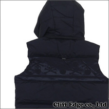 F.C.Real Bristol/F.C.R.B. x mastermind JAPAN DOWN VEST BLACK JACQUARD画像
