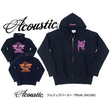 Twins Acoustic フルジップパーカー TRIVAL RACING WC2259画像