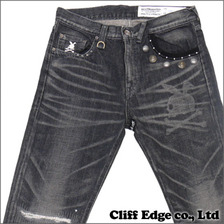 NEIGHBORHOOD x mastermind JAPAN BLACK SAVAGE DP MID DENIM PANTS画像