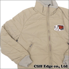 HYSTERIC GLAMOUR プリマロフトサープレックスリップ ダウンブルゾン BEIGE画像