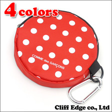 COMME des GARCONS POLKA DOT 丸型ZIPポーチ画像