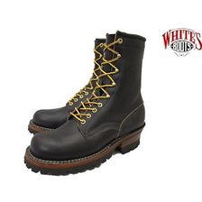 WHITE'S BOOTS 8&Prime;Smoke Jumper 375 Black Horween Chromexel 375V08画像