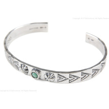 NORTH WORKS メッセージバングル ターコイズ＆ミニコンチョ トライアングル N-226画像