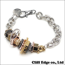 Dr.Romanelli x Disney Couture Mickey Bolt Bracelet SILVERxGOLD画像