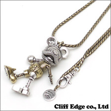 Dr.Romanelli x Disney Couture ROBOT Mickey Necklace SILVERxGOLD画像