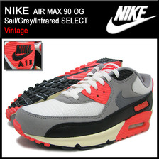 NIKE AIR MAX 90 OG Sail/Grey/Infrared SELECT 543361-161画像