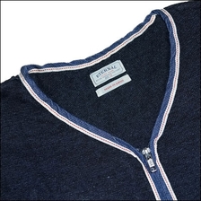 ETERNAL 53757 インディゴ天竺ZIPカーディガン画像