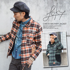 Loky チェックネル中綿ジャケット(2カラー) 11626034画像