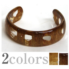 INCROWD Acryl Bracelet Vintage Paper Pattern画像