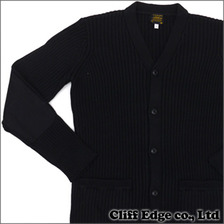 A BATHING APE ARMY KNIT CARDIGAN BLACK画像