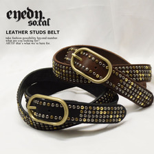 EYEDY LEATHER STUDS BELT(2カラー) EYE-BELT007画像