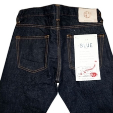 JAPAN BLUE JB0201 14.8ozセルビッチ スキニーモデル画像