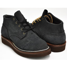 NICKS BOOTS OXFORD 4inch BLACK ROUGHOUT #2021 VIBRAM SOLE (BROWN) (WIDTH:E)画像