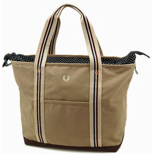 FRED PERRY トートバッグ BEIGE F9160画像