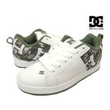 DC SHOES MEN'S COURT GRAFFIK SE WHITE/MILITARY (WMC) 300927 WMC画像