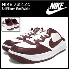NIKE A 83 CLOG Sail/Team Red/White 472899-161画像