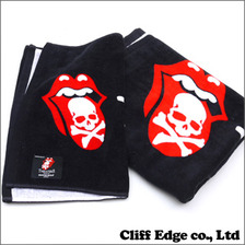 mastermind JAPAN &times; THEATER8 THE ROLLING STONES TOWEL SET BLACK画像